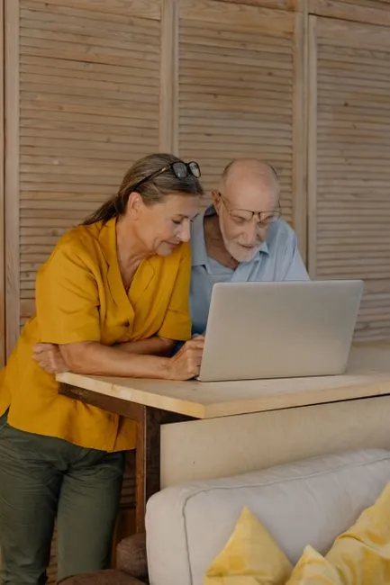 Older adult in Providence, Rhode Island connecting with a Medicare-covered online therapist
