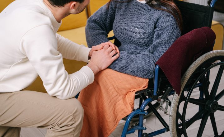 A person providing caregiving
