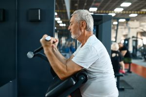 grandpa on fitness training